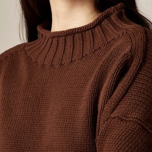 J. Crew 2025 Rollneck Sweater 3X French Press NWT